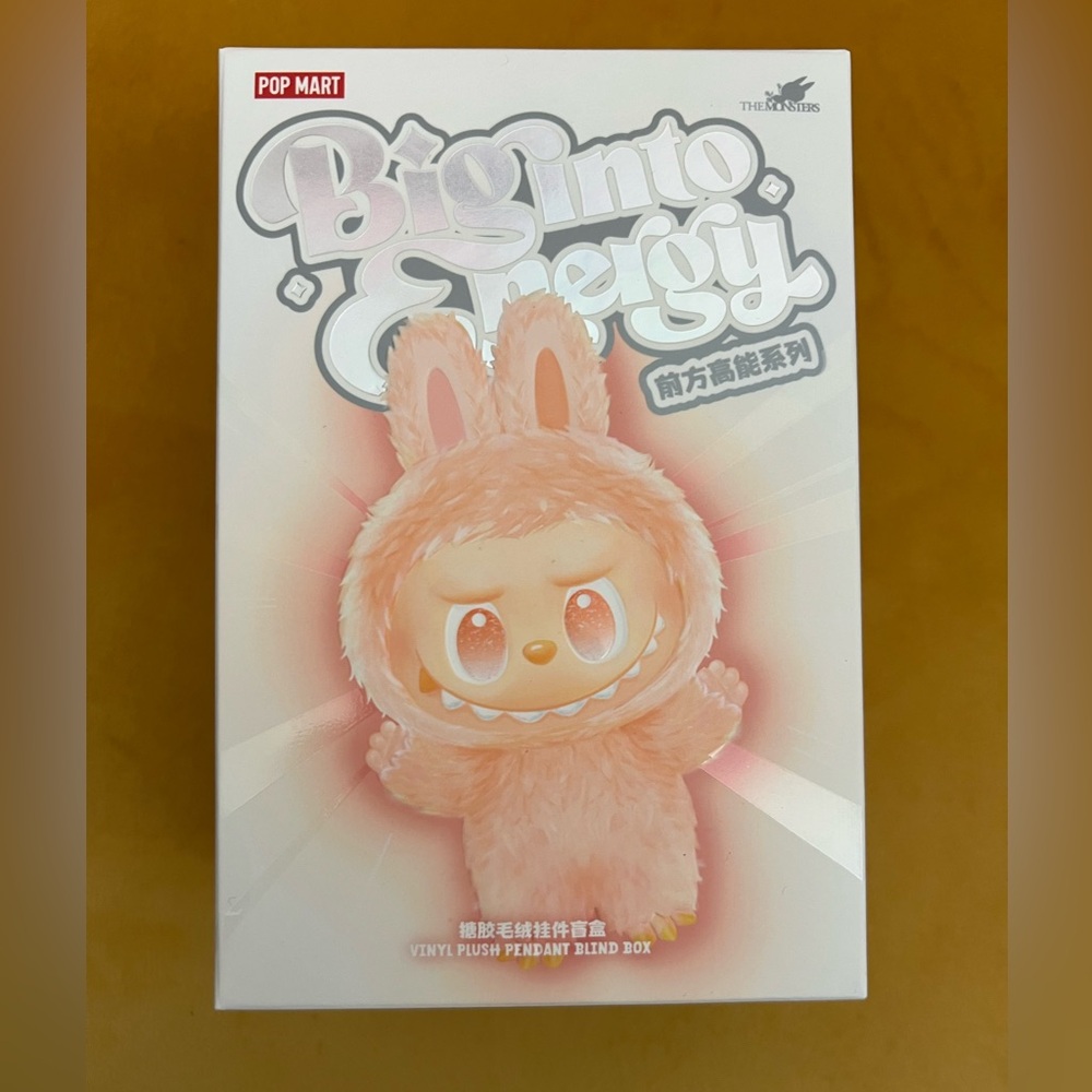 LABUBU Big Into Energy - Happiness- Plush Pendant